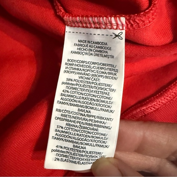 POLO RALPH LAUREN Multicolor Colorblock Spellout Pullover Hoodie Women's M - Picture 10 of 11